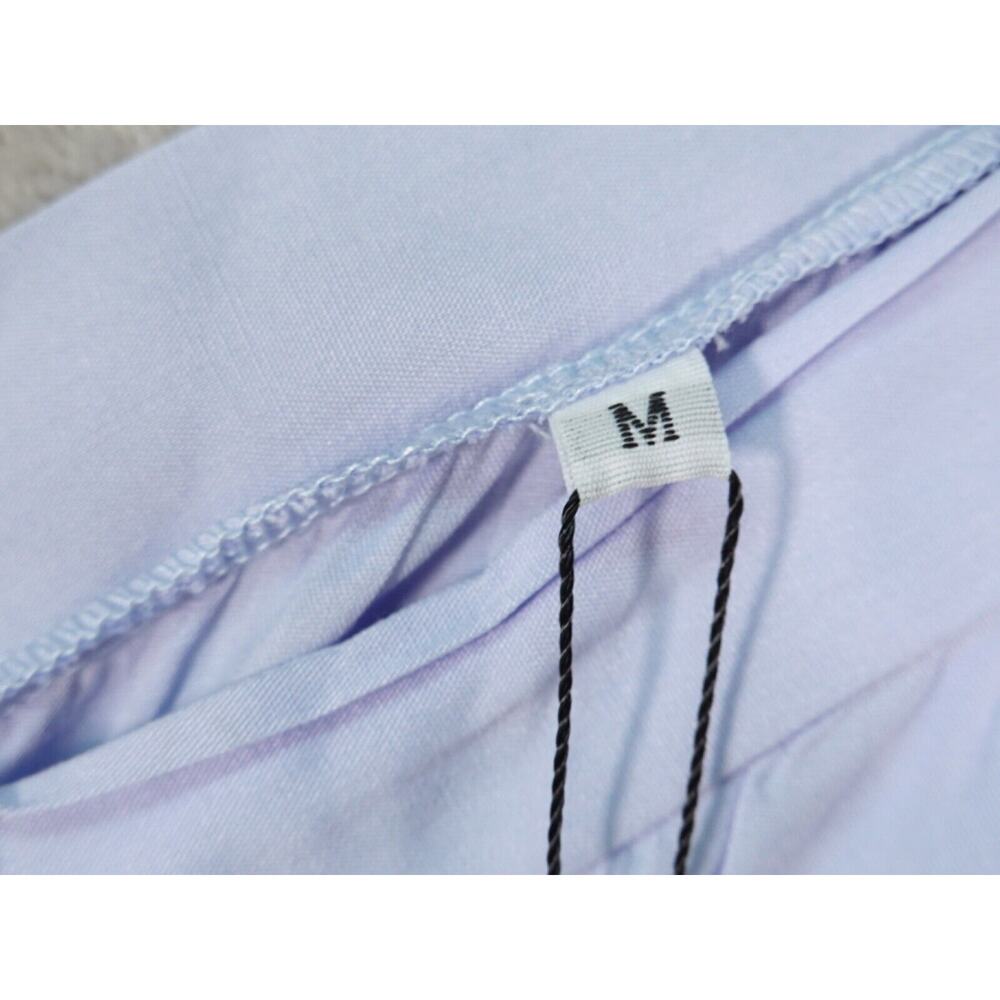 Fashion Womens Light Blue One Shoulder Tie Sundress Size M - Picture 3 of 11